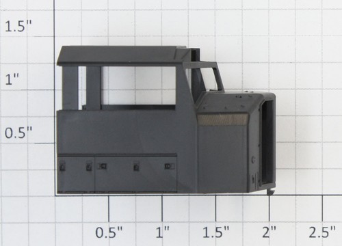Carcasa de cabina de locomotora diésel negra Athearn 60219 HO | Zustand: New