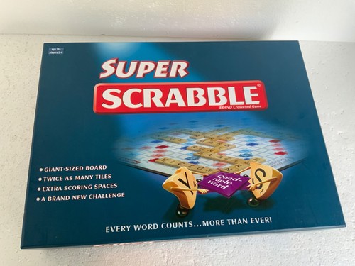 Juego Super Scrabble Tablero Tamaño Gigante 200 Edición Azulejos - Juegos Tinderbox