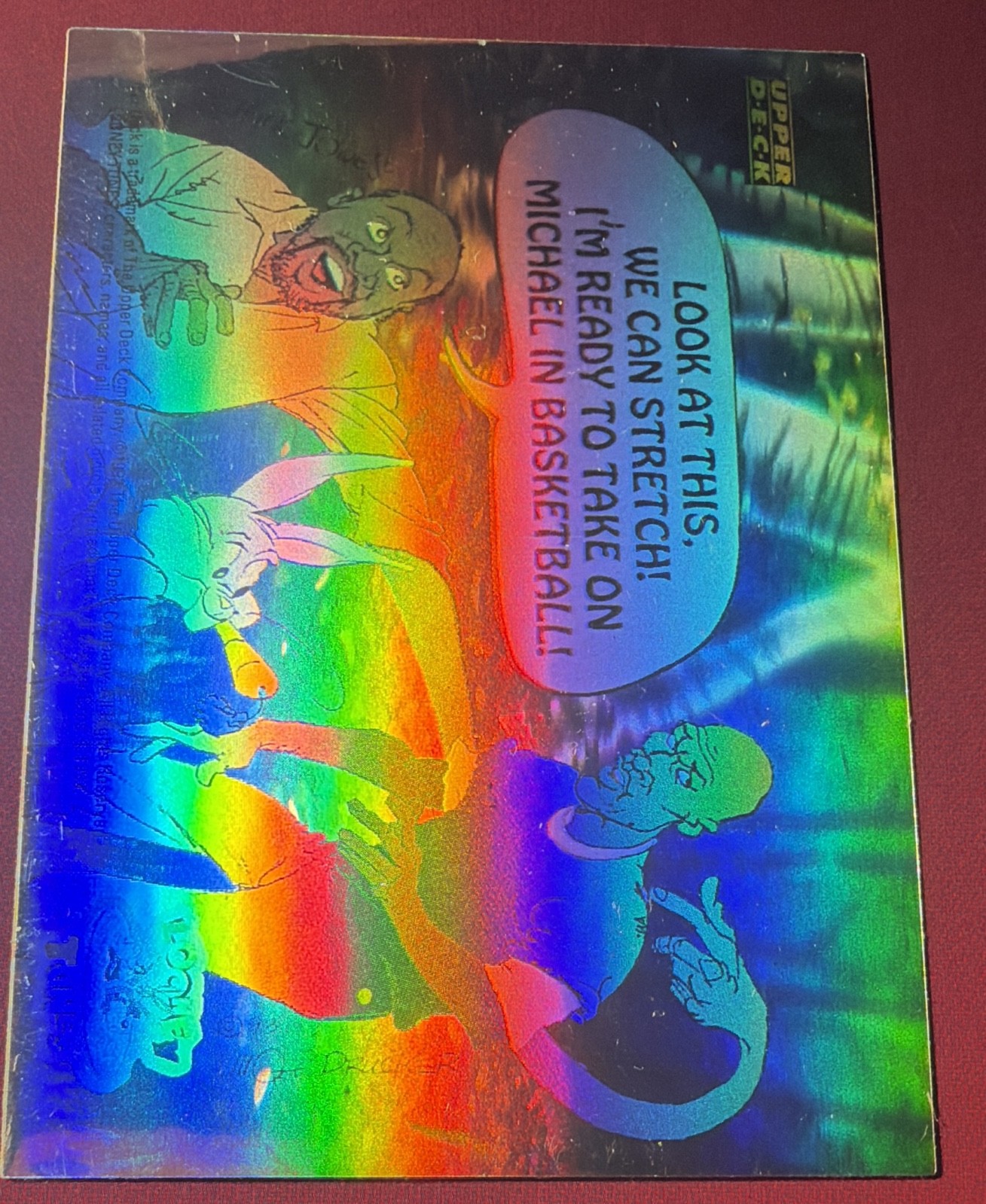 1993 Upper Deck Adventures in 'toon World - Holograms Reggie Jackson, Michael...