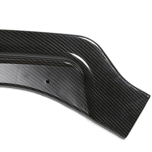 FOR 2018-2019 Infiniti Q50 Base Premium Carbon Fiber Front Bumper Lip Spoiler 1F - Picture 2 of 12