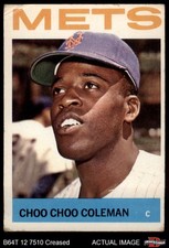 1964 Topps #251 Choo Choo Coleman Mets 1 - POOR