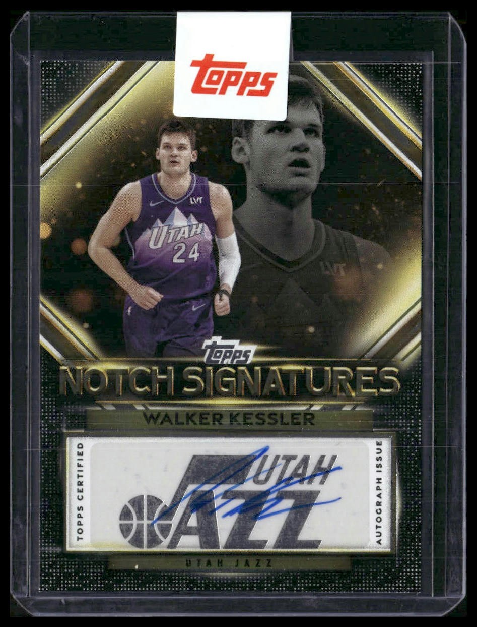 2025-26 Topps Finest #TNS-WK Walker Kessler Topps Notch Signatures