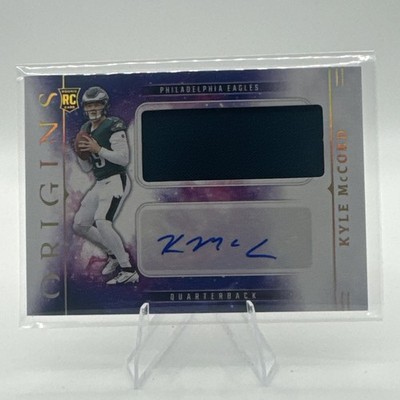 2025 Panini Origins Rookie Jumbo Patch Autograph Kyle McCord Eagles #RJJ-KMD