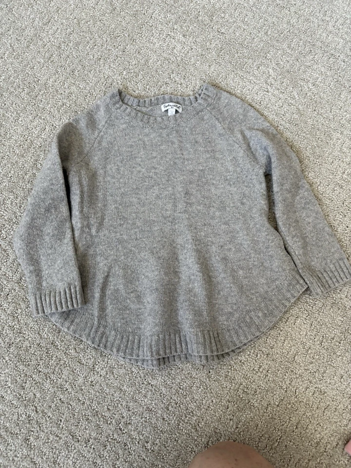 Splendid Gray Sweater 4T Toddler Girls Long Sleeve - Image 2 of 3