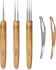 KACOLA 0.75mm Dreadlock Crochet Hook Loc Needle Hair Interlocking Tool