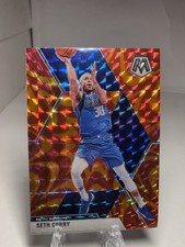 2019-20 Panini Mosaic - Seth Curry #104 Reactive Orange Prizm