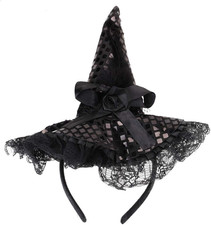Witch Hat Headband-Halloween Costume Accessory for Women  Toddlers