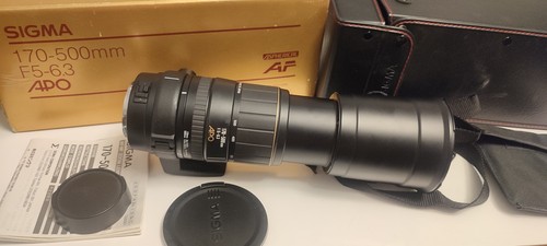 Sigma 170-500 mm F/5-6.3 APO Autofokus Zoomobjektiv NUR für Canon Kamera