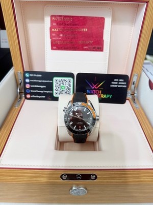 2024 Omega Planet Ocean 600M 43.5mm Black/Orange 11/24 B&P 215.32.44.21.01.001
