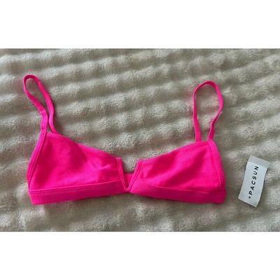 Pink PacSun bikini top in a size XS