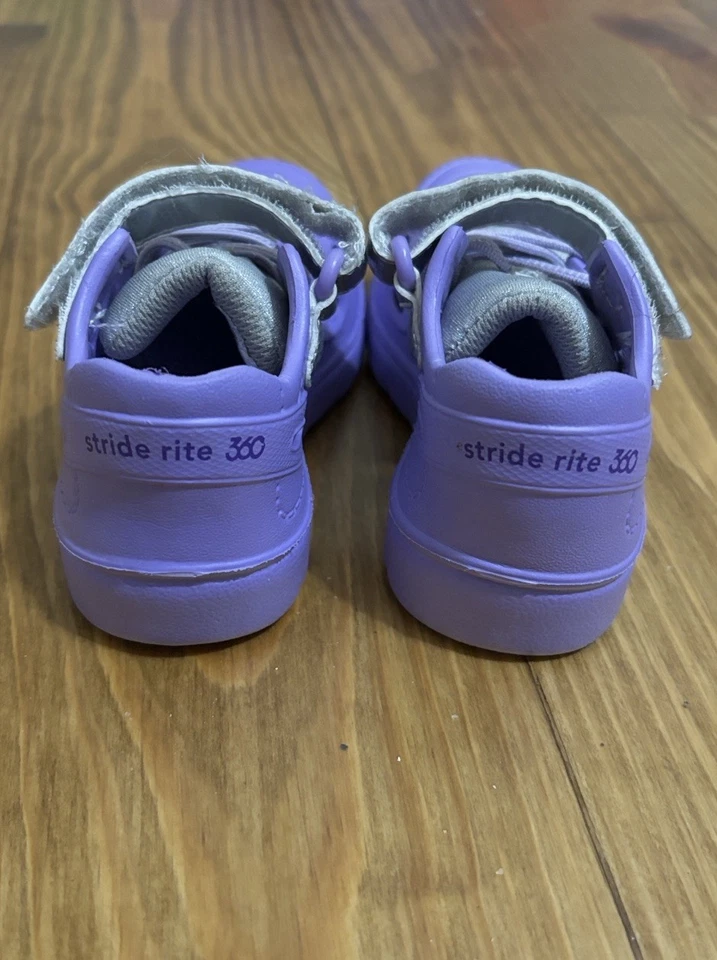 Sandalia de agua lavable a máquina Stride Rite 360 Oceano para niños talla 6 púrpura claro Foto 3 de 4