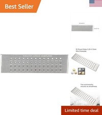 Wire Drawplate, 52 Round Hole 0.26-4.10mm Tungsten Carbide Draw Plate, Rollin...