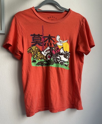 Marc Jacobs, vintage Marc Jacobs Shanghai Motorcycle tiger graphics T-shirt Size S Unisex