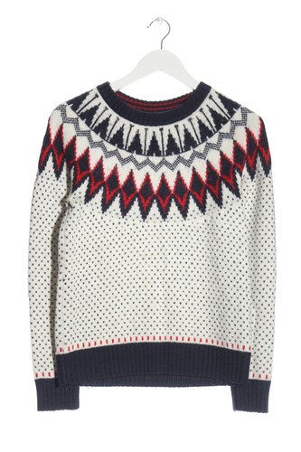 H&M Maglione lavorato a maglia Donna Maglione Taglia IT 40 bianco-blu-rosso