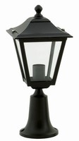 Sockelleuchte AußEn Schwarz IP44 48Cm E27 Rustikal Genevieve Lampe Garten Weg