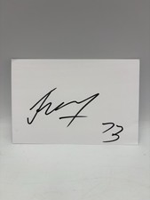 Amir Ibragimov Manchester United 2025-26 Signed 6x4 White Index Card