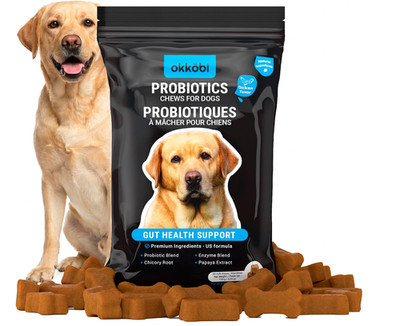 Probiotic Chews for Dogs   Supports Gut Health, Digestion, Gas, Constipation
