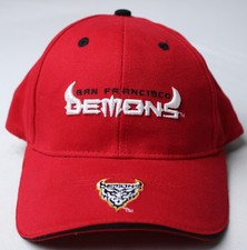 San Francisco Demons Unisex XFL Embroidered Adjustable Snapback LB3 Red One Size