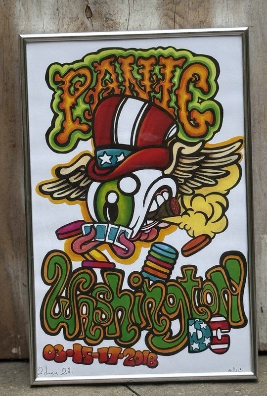 Widespread Panic Washington D.C. 03-15-17-2018 Framed S/N Art Print