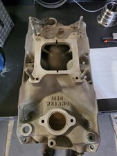 Weiand 7546 Aluminum Intake Manifold Small Block Chevy 305 350 327 Used Weiand 7546 Aluminum Intake Manifold Small Block Chevy 305 350 327 Used