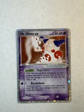 Pokemon TCG Mr. Mime EX 111/112 FireRed & LeafGreen Holo Ultra Rare 2004