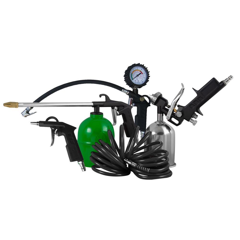 Kit Strumenti Pneumatici Aria Compressa: Set Completo Meccanica Auto