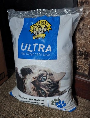 Premium Clumping Cat Litter Ultra 99.9% Dust-Free Low Tracking 18lbs Unscented