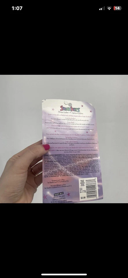 NEW Lip Smackers Dream Catcher Shimmery Cosmic Cheeks Glitter Gel Deadstock 2002 - Image 3 of 4