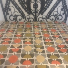 Orla Kiely Multicoloured Cotton Double Duvet Cover  square flower 