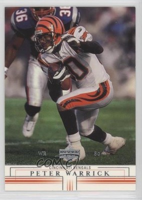 2001 Upper Deck Peter Warrick #33 2m7