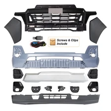 Front Bumper Cover Assembly For 2023-2025 Chevy Colorado w/ Grille w/ Fog Lights