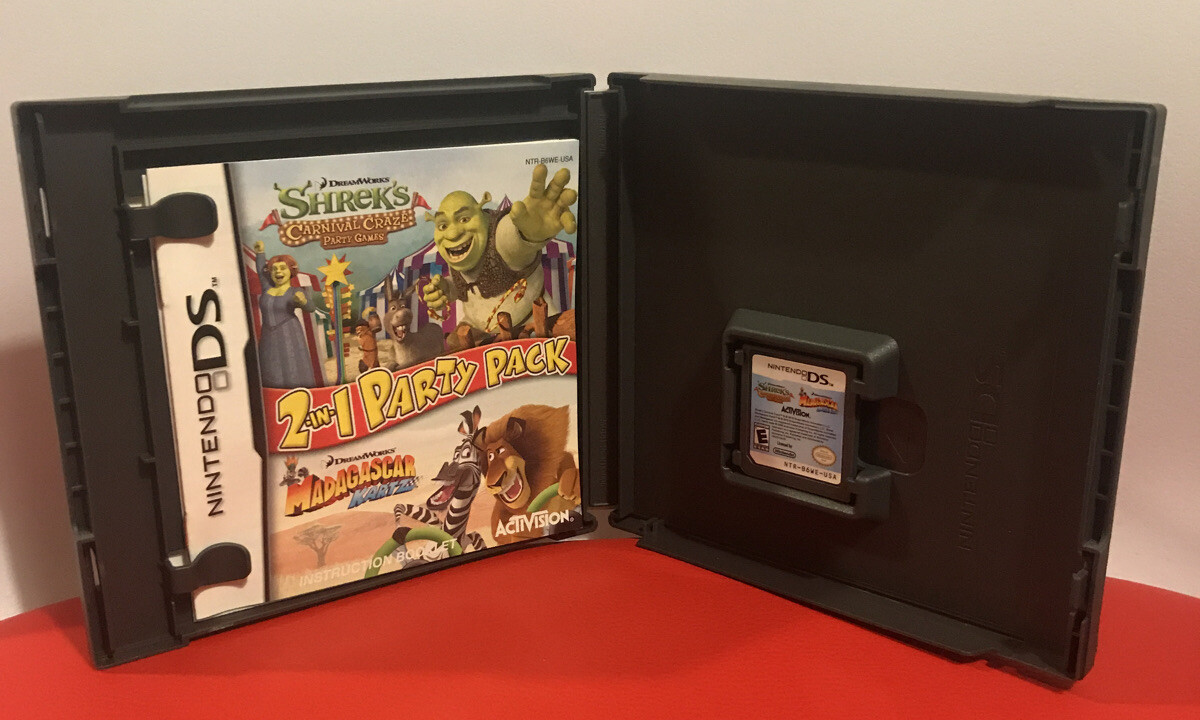 Nintendo DS Game 2 in 1 party pack shrek and madagascar | eBay