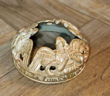 Yankee Candle Jar Topper Metal Angels Peace Love Holiday Decor Illuma-Lid