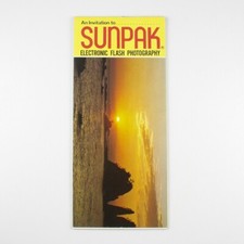 Sunpak - An Invitation to Electronic Flash Photography - Brochure Booklet