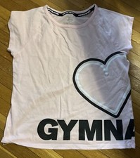 Girls justice Gymnasts Pink Shirt Size:10 EUC