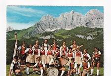 D9610) Postcard ST. JOHANN in Tyrol costume group HANS HAUSER pension