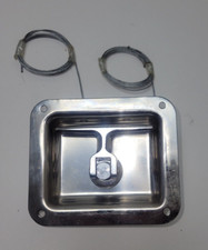 Recessed T-Handle Latch, Stainless Steel  Chrome Finish