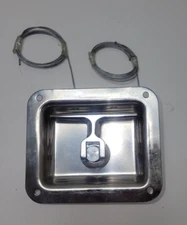 Recessed T-Handle Latch, Stainless Steel & Chrome Finish