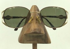 Vintage Luxottica 2184 G505 Gold Plated Pink Oval Sunglasses Italy FRAMES ONLY