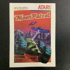 Moon Patrol Atari 2600 Instruction Manual Only