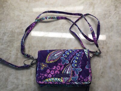 Vera Bradley RFID 3 in 1 Crossbody (24375) Batik Leaves (J99) | eBay