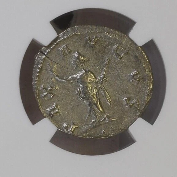 NGC FINE Antoninianus of Trebonianus Gallus AD251-253 NGC Ancients Certified T11 - Image 4 of 4