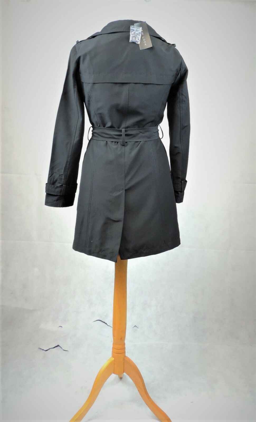 Double Breasted Belted Trench Coat Size 