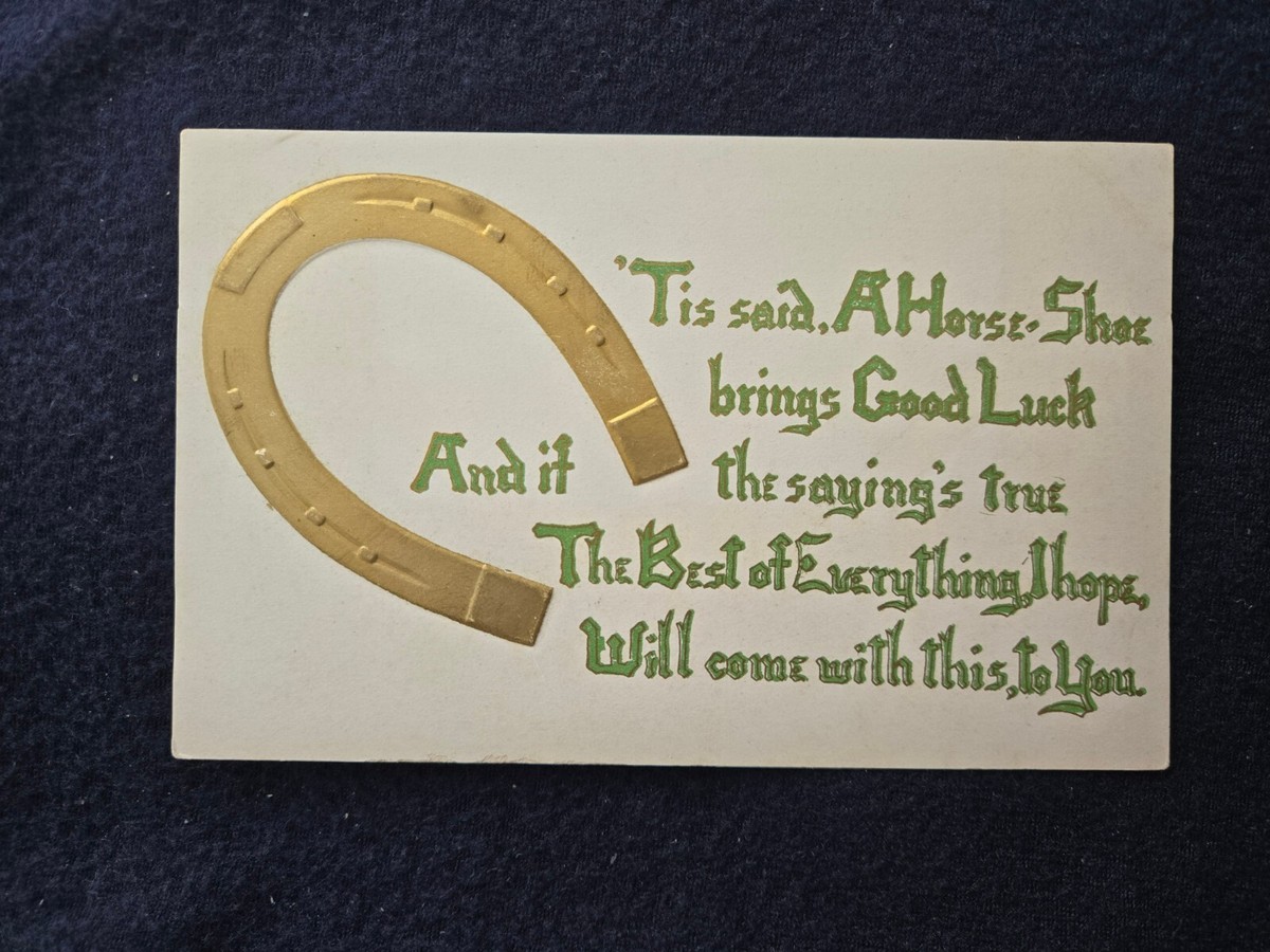 They Say A Horseshoe Brings Good Luck..