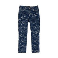 Soft Surroundings Jegging Women PS Petite Small Multi Camo 5 Pocket Pull On Pant