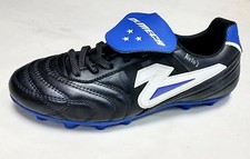 Botines de fútbol profesional Olmeca estilo Netos cuero negro