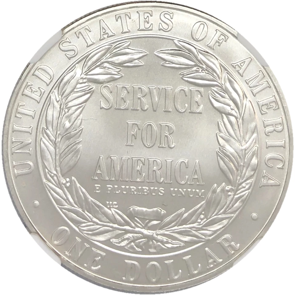 1996 S Community Service Dollar NGC MS69 *Rev Tye's* #301970 - Image 4 of 4