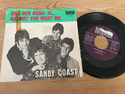 7'' Pop Sandy Coast   And Her Name Is... (2 Song) BELLAPHON cut/seamsplit