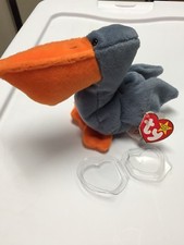 Ty Beanie Baby "SCOOP" the PELICAN 1996 FREE SHIPPING Retired Rare