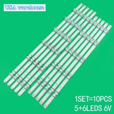 LED Strips For LG 6916L-1833A 6916L-1834A 55LY340C-CA 55LB5950 55LF5610 55LB5620